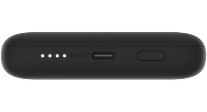 Външна батерия Belkin BoostCharge Plus, 10000mAh, 23W, QC + PD, 1 x Lightning - 2 x USB-C, Черна BPB006btBLK