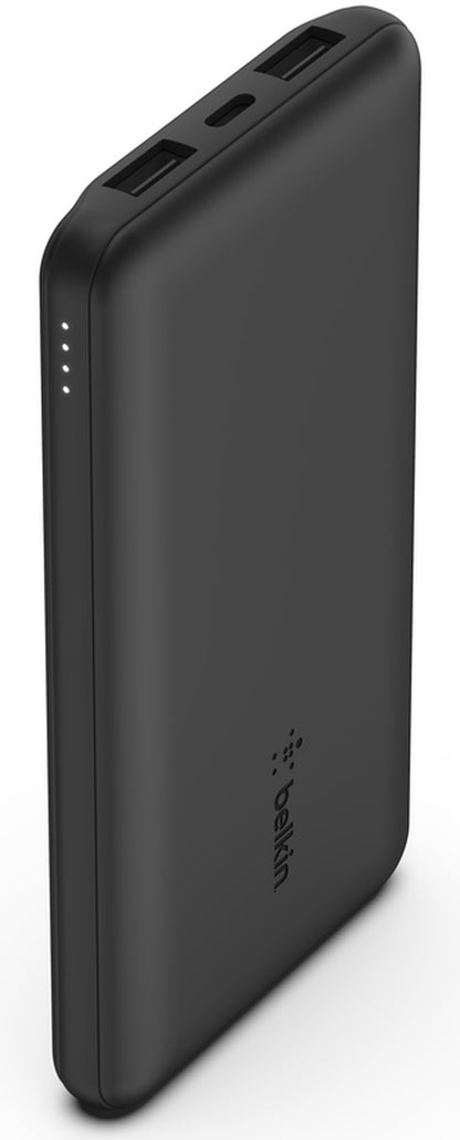 Външна батерия Belkin BoostCharge, 10000mAh, 15W, 1 x USB-C - 2 x USB-A, Черна BPB011btBK