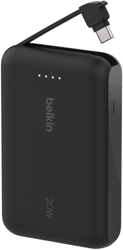 Външна батерия Belkin BoostCharge, 10000mAh, 20W, PD, 2 x USB-C, Черна BPB021hqBK