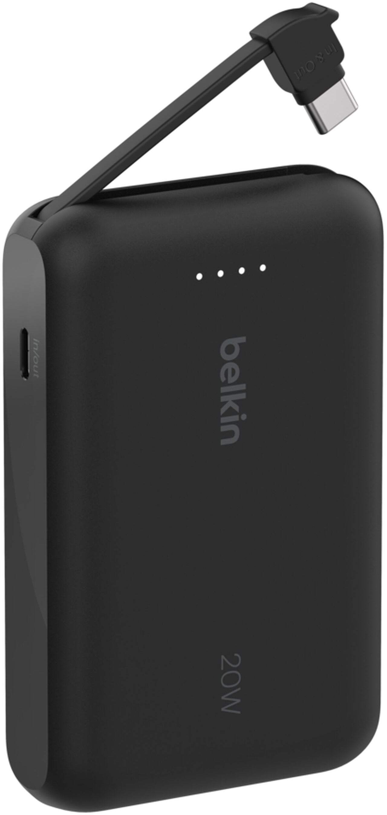 Външна батерия Belkin BoostCharge, 10000mAh, 20W, PD, 2 x USB-C, Черна BPB021hqBK