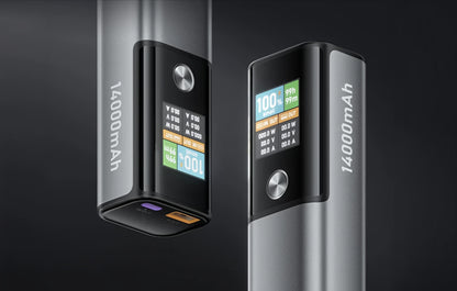 Външна батерия BlitzWolf BW-P23, 14000mAh, 100W, QC + PD, 1 x USB-A - 1 x USB-C, Сив