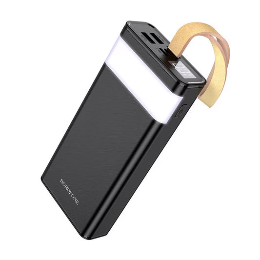 Външна батерия Borofone BJ18 Coolmy, 20000mAh, 10W, 2 x USB-A, Черна