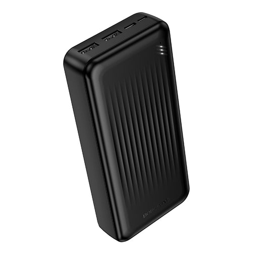 Външна батерия Borofone BJ78A Clever, 20000mAh, 10W, 2 x USB-A, Черна