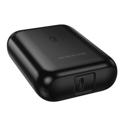 Външна батерия Borofone BJ81 Stability, 5000mAh, 10W, 1 x USB-A, Черна