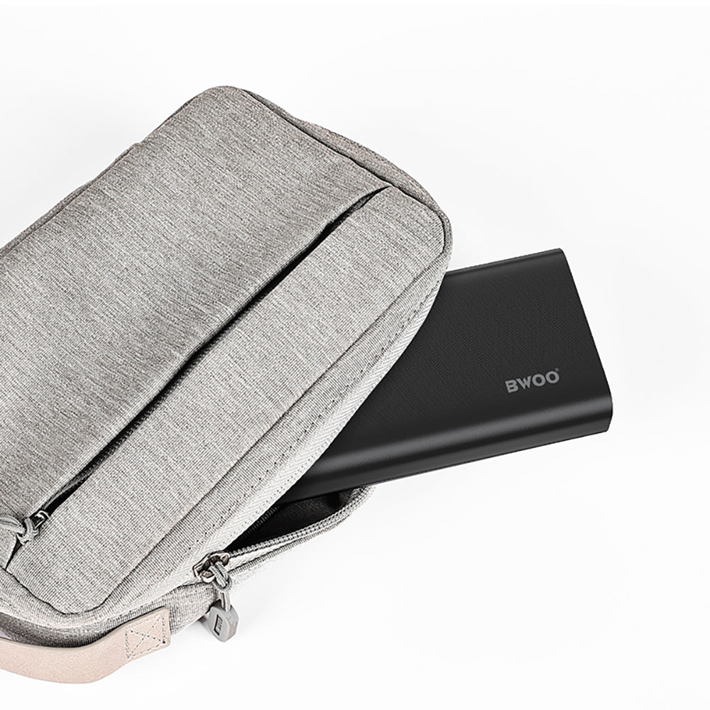 BWOO BO-P44 External Battery, 20000mAh, 22.5W, QC + PD, 1 x USB-C - 2 x USB-A, Black