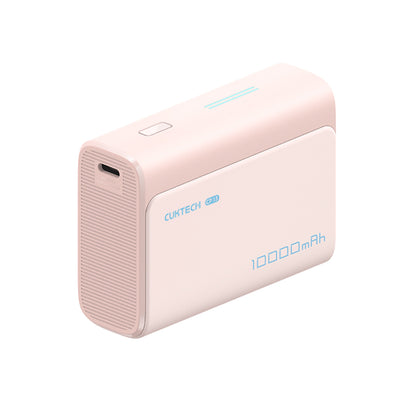 Външна батерия Cuktech CP13, 10000mAh, 30W, QC + PD, 1 x USB-A - 1 x USB-C, Розова CUK0PB100DPK