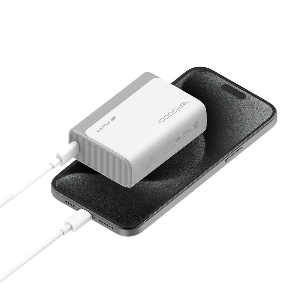 Външна батерия Cuktech CP13, 10000mAh, 30W, QC + PD, 1 x USB-A - 1 x USB-C, Розова CUK0PB100DPK