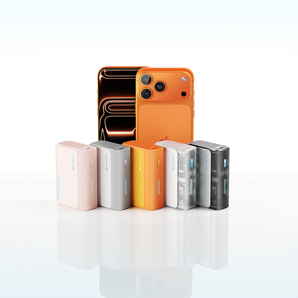 Външна батерия Cuktech CP13, 10000mAh, 30W, QC + PD, 1 x USB-A - 1 x USB-C, Розова CUK0PB100DPK