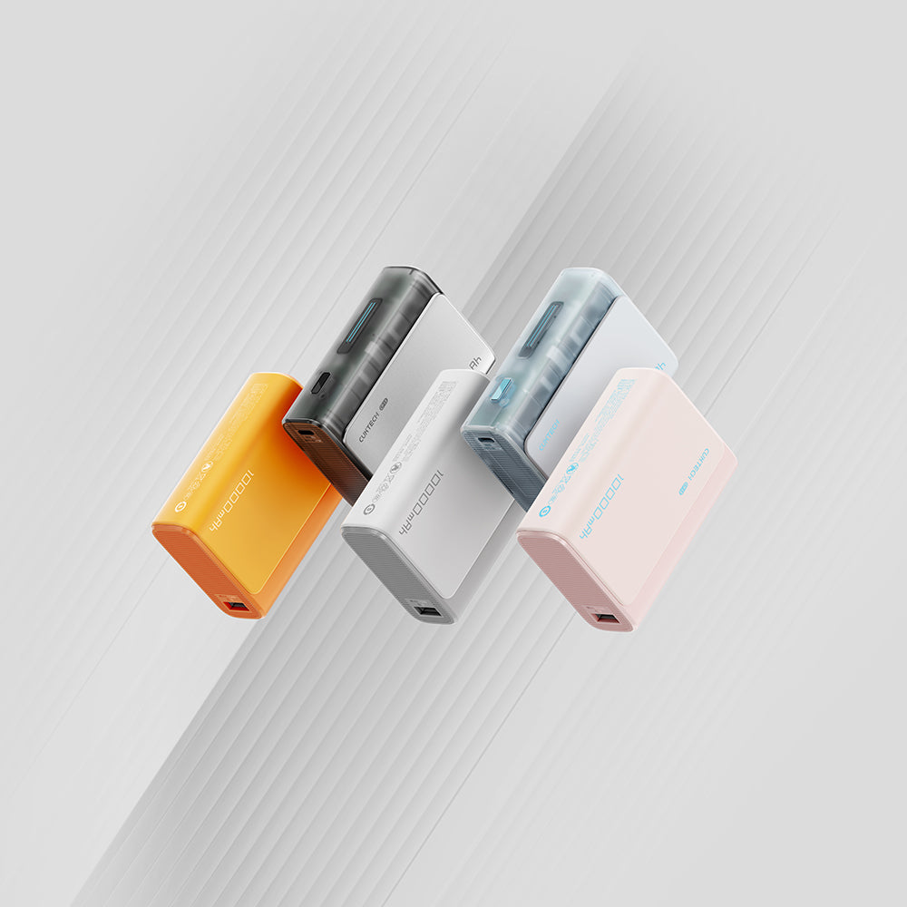 Външна батерия Cuktech CP13, 10000mAh, 30W, QC + PD, 1 x USB-A - 1 x USB-C, Розова CUK0PB100DPK