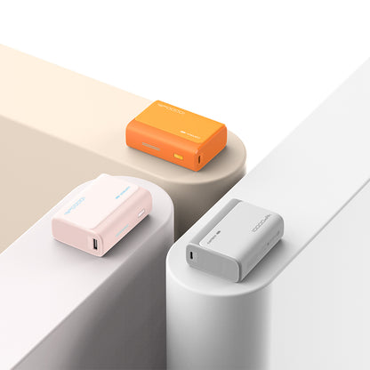 Външна батерия Cuktech CP13, 10000mAh, 30W, QC + PD, 1 x USB-A - 1 x USB-C, Розова CUK0PB100DPK
