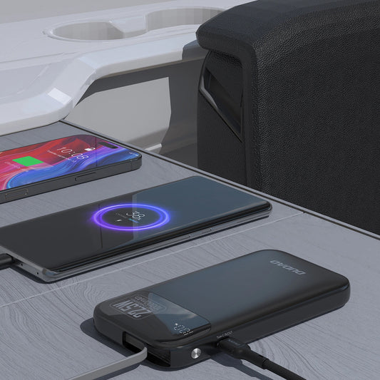 Външна батерия Dudao K31, 10000mAh, 22.5W, PD, 2 x USB-C, Черна