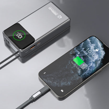 Външна батерия Dudao K31 Pro, 20000mAh, 45W, QC + PD, 1 x USB-A - 2 x USB-C, Сив