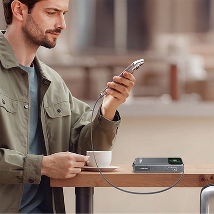 Външна батерия Dudao K31 Pro, 20000mAh, 45W, QC + PD, 1 x USB-A - 2 x USB-C, Сив