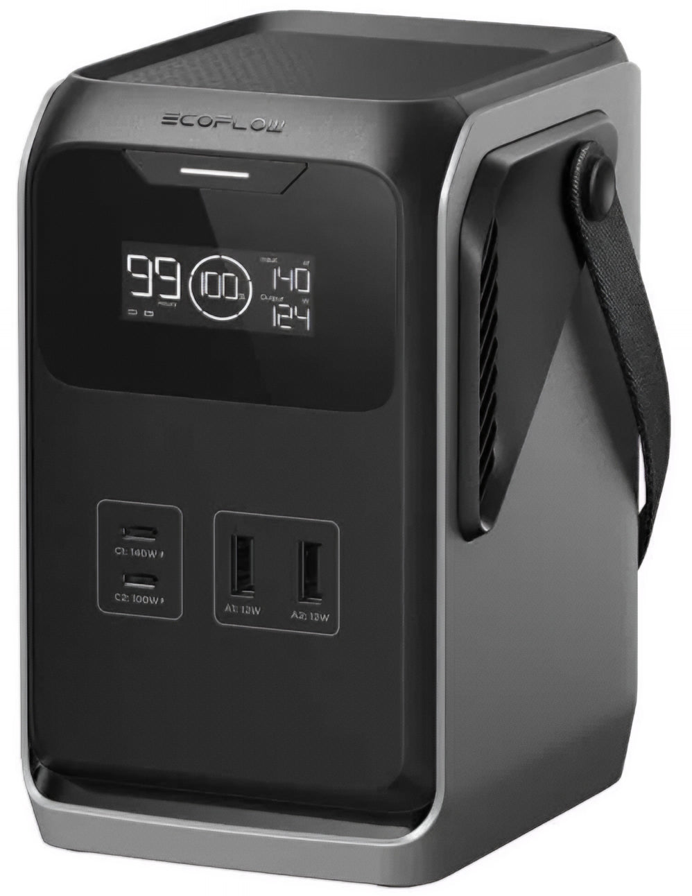 Външна батерия EcoFlow Trail 200, 60000mAh, 220W, PD, 2 x USB-A - 2 x USB-C, Черна EF-TRAIL200-N