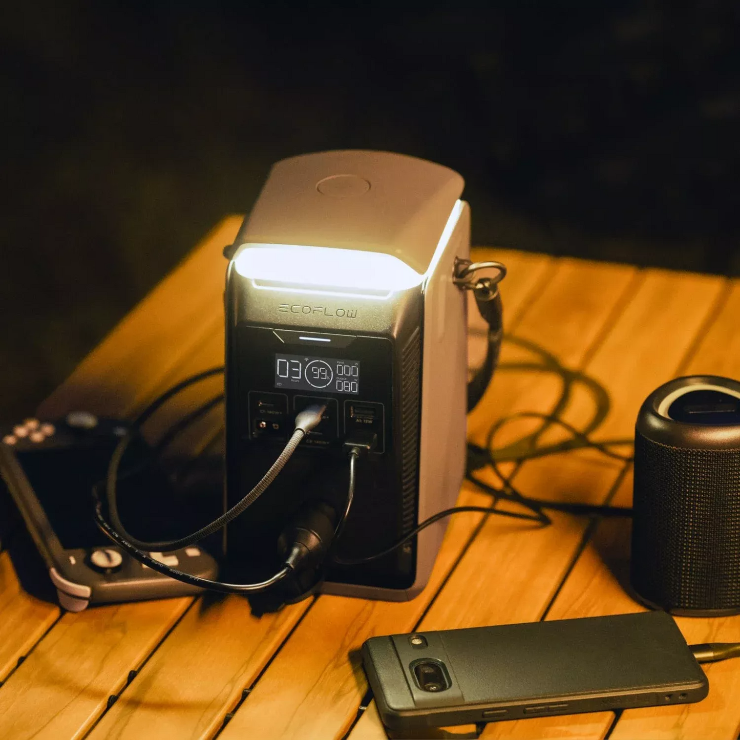 Външна батерия EcoFlow Trail 200, 60000mAh, 220W, PD, 2 x USB-A - 2 x USB-C, Черна EF-TRAIL200-N