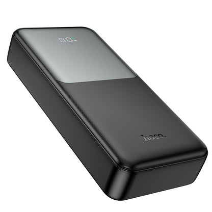 Външна батерия HOCO J136A, 20000mAh, 22.5W, QC + PD, 1 x USB-C - 2 x USB-A, Черна