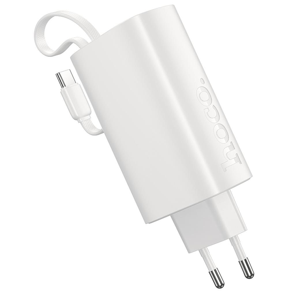 Външна батерия HOCO J148 2 в 1, 5000 mAh, 20 W, PD, 2 x USB-C, бяла