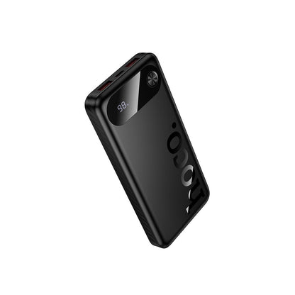 Външна батерия HOCO J154, 10000mAh, 22.5W, QC + PD, 1 x USB-C - 2 x USB-A, Черна