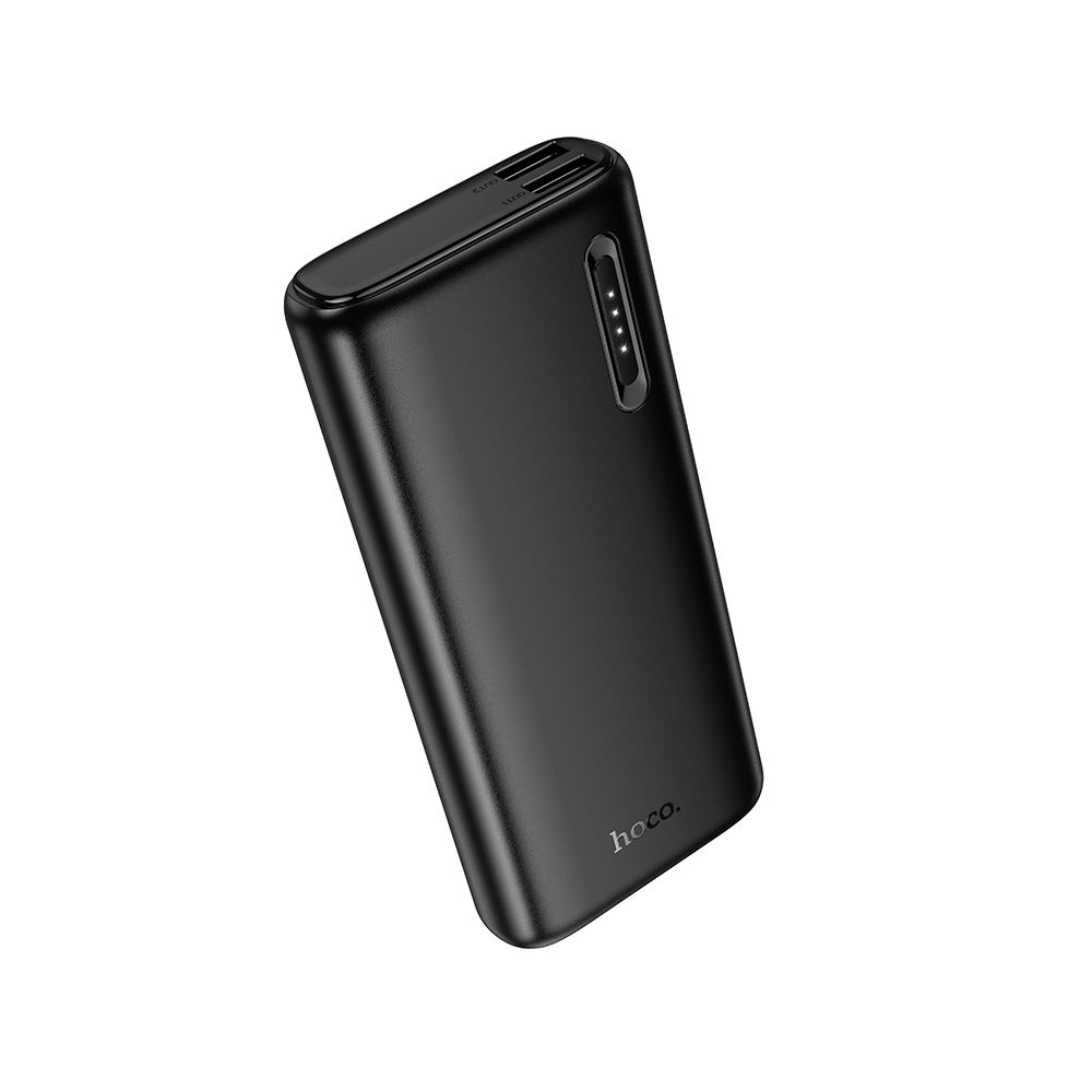 Външна батерия HOCO J158A, 10000mAh, 10W, 2 x USB-A, Черна