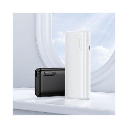 Външна батерия HOCO J158A, 10000mAh, 10W, 2 x USB-A, бяла