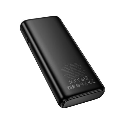 Външна батерия HOCO J158A, 10000mAh, 10W, 2 x USB-A, Черна