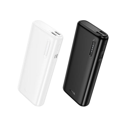Външна батерия HOCO J158A, 10000mAh, 10W, 2 x USB-A, бяла