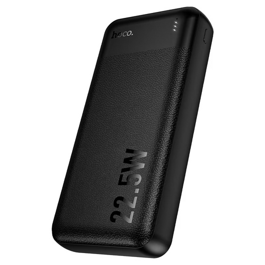 Външна батерия HOCO J159A Essence, 20000mAh, 22.5W, QC + PD, 1 x USB-C - 2 x USB-A, черна