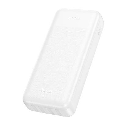Външна батерия HOCO J163A, 20000mAh, 10W, 1 x Lightning - 1 x microUSB - 1 x USB-C - 2 x USB-A, бяла
