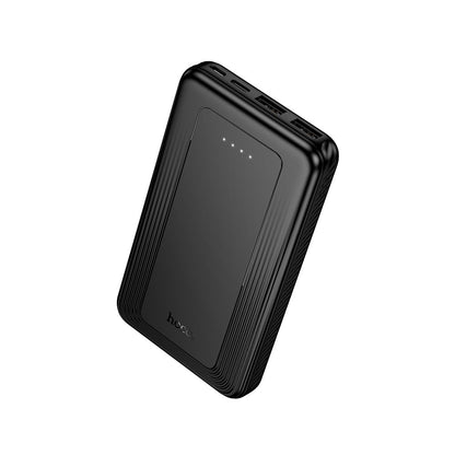 Външна батерия HOCO J165A, 10000mAh, 10W, 2 x USB-A, Черна