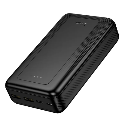 Външна батерия HOCO J165A, 20000mAh, 10W, 2 x USB-A, Черна