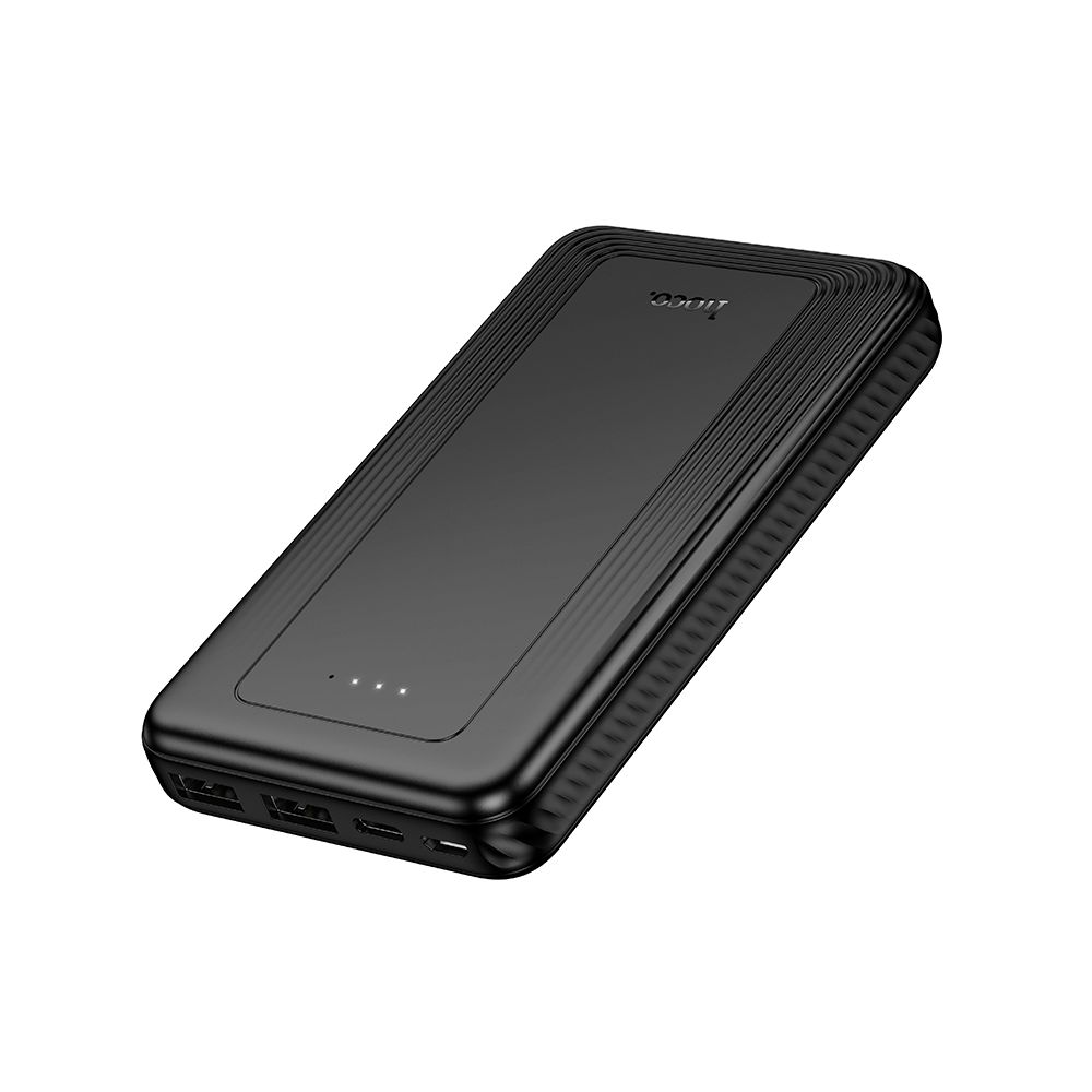Външна батерия HOCO J165A, 10000mAh, 10W, 2 x USB-A, Черна