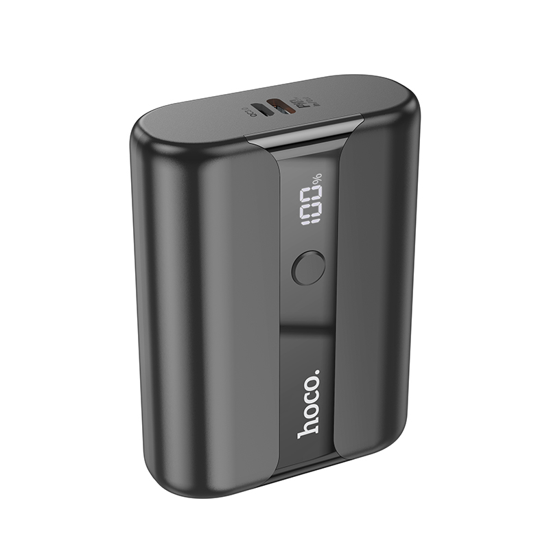 HOCO Q3 Pro External Battery, 10000mAh, 22.5W, QC + PD, 1 x USB-A - 1 x USB-C, Black
