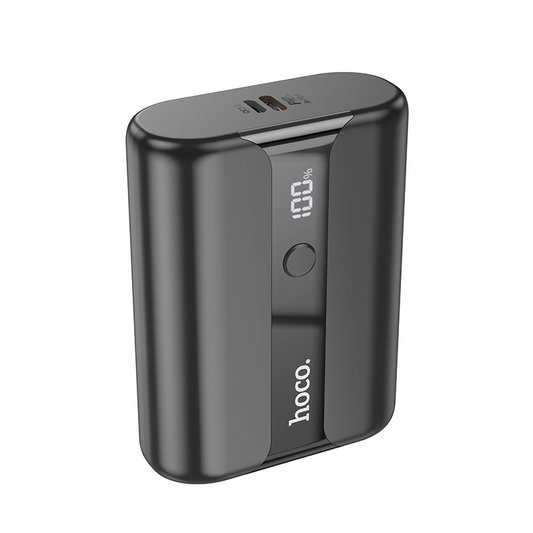 Външна батерия HOCO Q3 Pro, 10000mAh, 22.5W, QC + PD, 1 x USB-A - 1 x USB-C, черна
