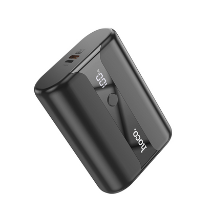HOCO Q3 Pro External Battery, 10000mAh, 22.5W, QC + PD, 1 x USB-A - 1 x USB-C, Black
