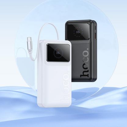 Външна батерия HOCO Q41, 20000mAh, 22.5W, QC + PD, 1 x USB-A - 2 x USB-C, бяла