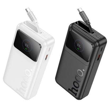 Външна батерия HOCO Q41, 20000mAh, 22.5W, QC + PD, 1 x USB-A - 2 x USB-C, бяла