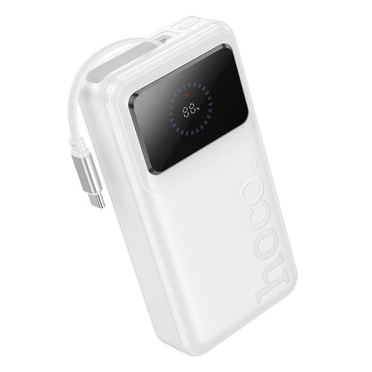 Външна батерия HOCO Q41, 20000mAh, 22.5W, QC + PD, 1 x USB-A - 2 x USB-C, бяла