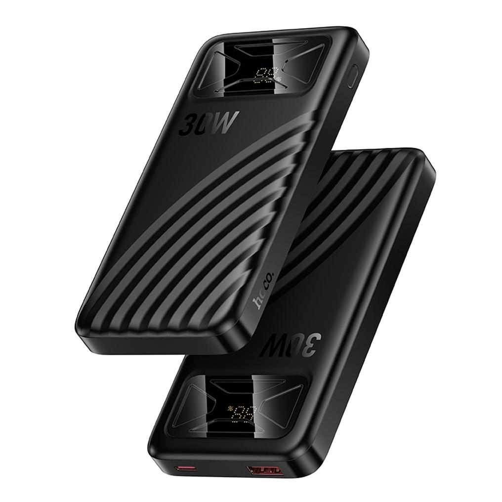 Външна батерия HOCO Q42, 10000mAh, 30W, QC + PD, 1 x USB-A - 1 x USB-C, черна