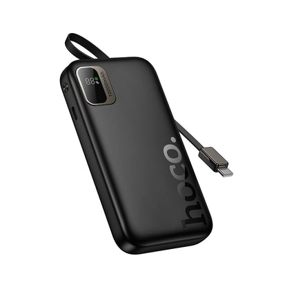 Външна батерия HOCO Q51, 10000mAh, 20W, PD, 2 x USB-C, Черна