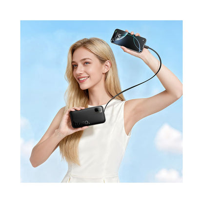 Външна батерия HOCO Q51, 10000mAh, 20W, PD, 2 x USB-C, Черна