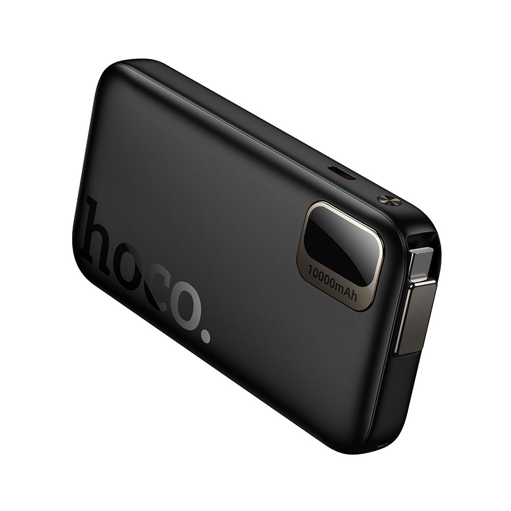 Външна батерия HOCO Q51, 10000mAh, 20W, PD, 2 x USB-C, Черна