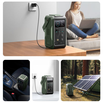 Външна батерия Joyroom JR-PBF10, 75000mAh, 100W, QC + PD, 3 x USB-A - 3 x USB-C, Зелена