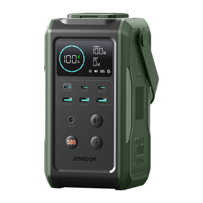 Външна батерия Joyroom JR-PBF10, 75000mAh, 100W, QC + PD, 3 x USB-A - 3 x USB-C, Зелена