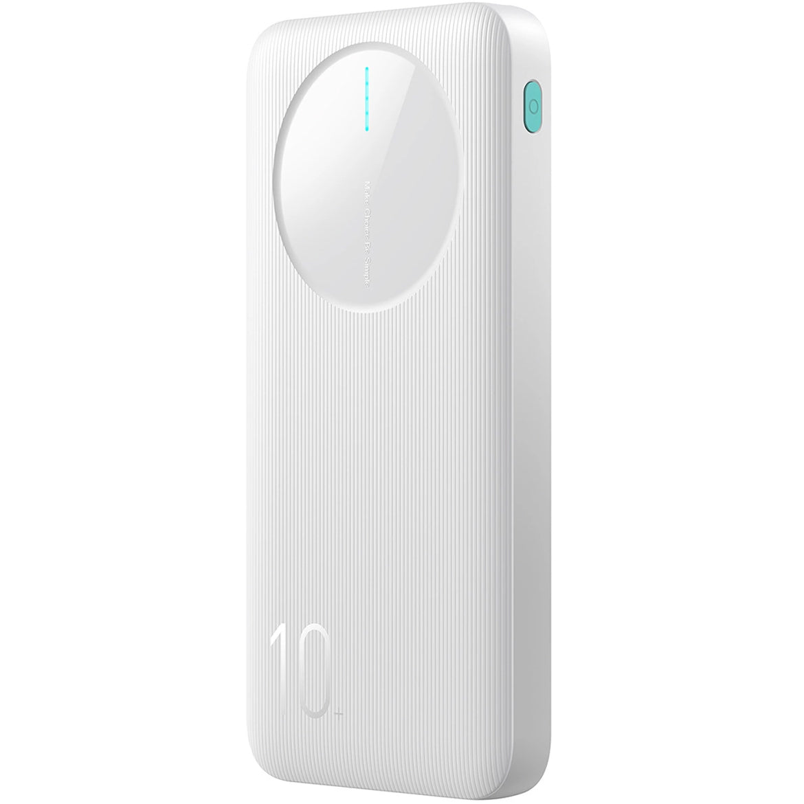 Външна батерия Joyroom JR-PBF12, 10000mAh, 12W, 1 x USB-C - 2 x USB-A, Бяла