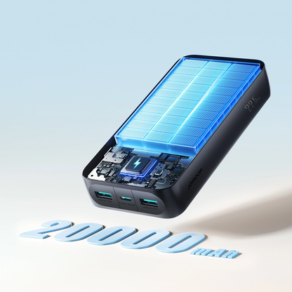 Външна батерия Joyroom JR-PBF14 Pro, 20000mAh, 22.5W, QC + PD, 1 x USB-C - 2 x USB-A, Черна