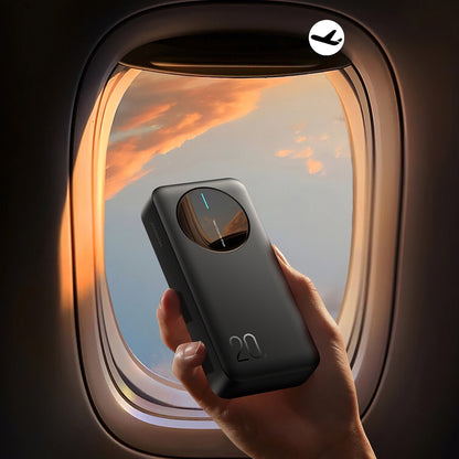 Външна батерия Joyroom JR-PBF14, 20000mAh, 12W, 1 x USB-C - 2 x USB-A, Черна