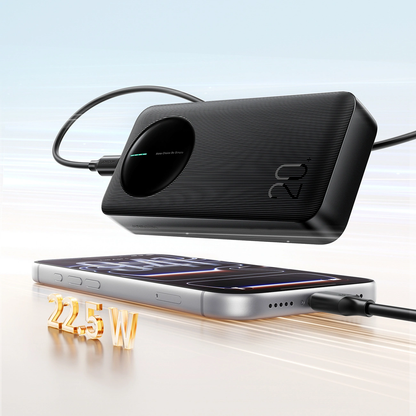 Външна батерия Joyroom JR-PBF14 Pro, 20000mAh, 22.5W, QC + PD, 1 x USB-C - 2 x USB-A, Черна