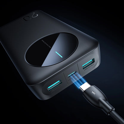 Външна батерия Joyroom JR-PBF14, 20000mAh, 12W, 1 x USB-C - 2 x USB-A, Черна