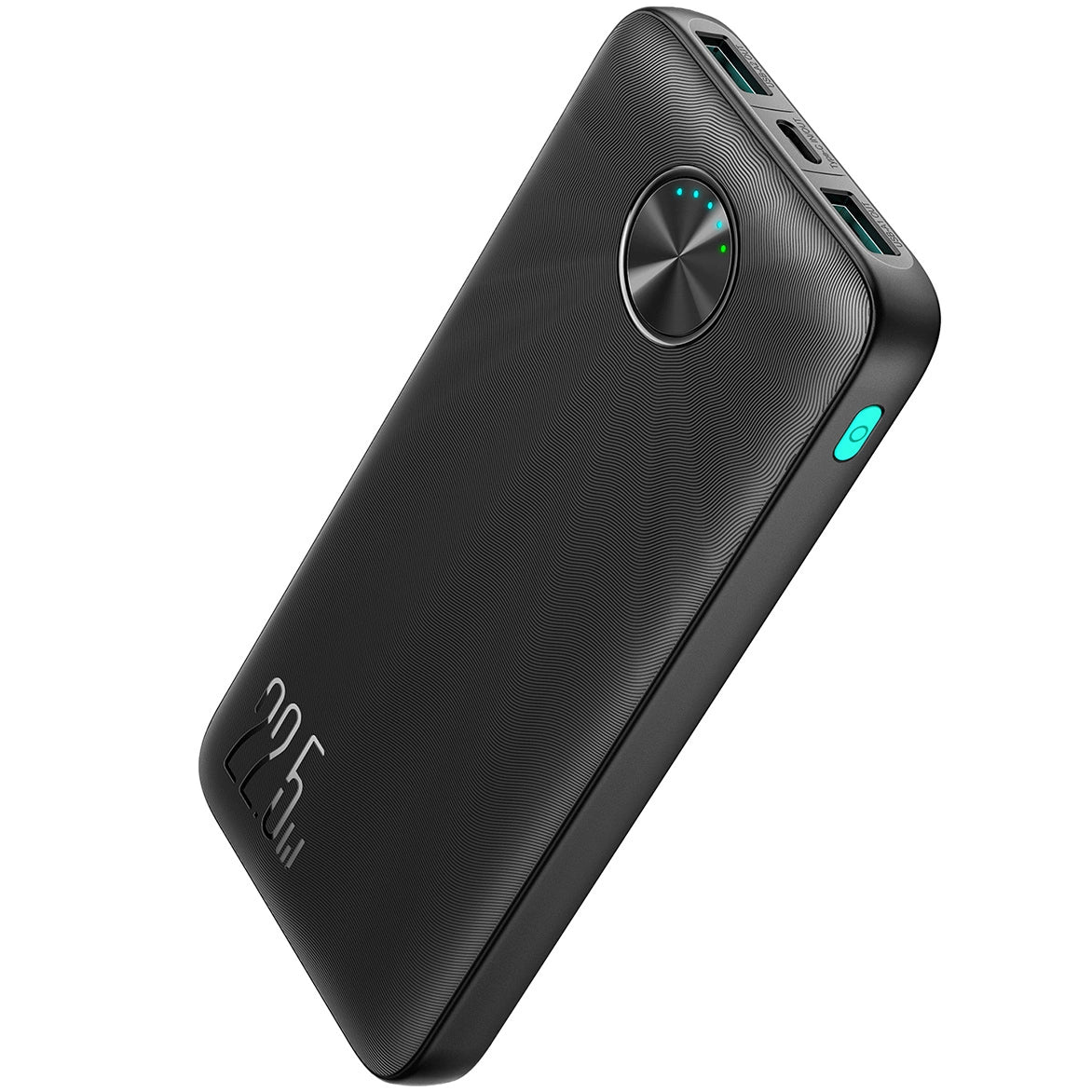 Външна батерия Joyroom JR-PBF15, 10000mAh, 22,5W, QC + PD, 1 x USB-C - 2 x USB-A, черна 