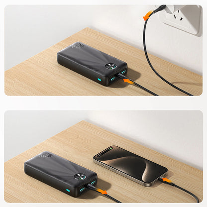 Joyroom JR-PBF16 Външна батерия, 20000mAh, 22,5W, QC + PD, 1 x USB-C - 2 x USB-A, черна 